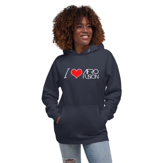 I Love Afro Fusion Unisex Hoodie