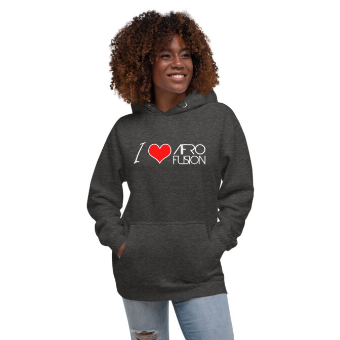 I Love Afro Fusion Unisex Hoodie - Image 3