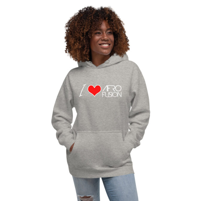 I Love Afro Fusion Unisex Hoodie - Image 4