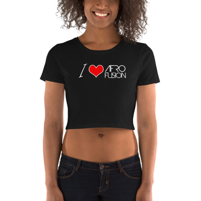 Women’s "I Love Afro Fusion" Crop Tee - Image 2